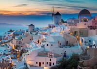 Ravensburger Puzzle Abend &uuml;ber Santorini - 1000 Teile Puzzle f&uuml;r Erwachsene | 1000