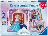 Kinderpuzzle 3x49 Teile - Disney Die Eisk&ouml;nigin - Disney Frozen