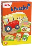 HABA 6 erste Puzzles Bauernhof &ndash; Einfache Puzzles ab 2 Jahren &ndash; F&ouml;rdert