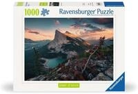 Ravensburger Puzzle Abends in den Rocky Mountains - 1000 Teile Puzzle | 1000 Teile