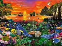 Ravensburger Puzzle Schildkr&ouml;te im Riff - 500 Teile Puzzle f&uuml;r Erwachsene | 500