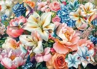 Schmidt 58891 Blumen in Pastell Puzzle, 1000 Teile
