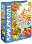 Sieben kleine Hasen. Unser Familien-Puzzle: Puzzlespiel (Legeformat 34 x 60 cm) mit