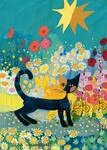 Schmidt 58661 Katze im Bl&uuml;tenmeer Puzzle, 1000 Teile | Rosina Wachtmeister