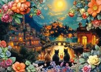 Schmidt 58897 Trio im Mondlicht Puzzle 1000 Teile