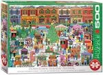 Eurographics 500 Teile - Das Stadtplatz Weihnachts-Festival, 48 cm x 48 cm