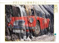 Puzzle &middot; MG Roadster vor dramatischem Hintergrund | 1000 Teile &middot; Lege-Gr&ouml;&szlig;e 64 &times;