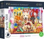 Trefl Prime - Uft-Puzzle Cuteness Overload: Doggy Peekers - 1000 Elemente, Die