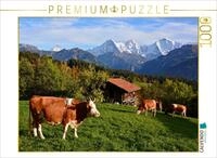 Puzzle &middot; Schweizer K&uuml;he | Vor Eiger, M&ouml;nch und Jungfrau &middot; 1000 Teile &middot;