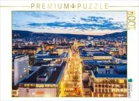 Puzzle &middot; Blick &uuml;ber die K&ouml;nigstra&szlig;e in Stuttgart | 1000 Teile &middot; Lege-Gr&ouml;&szlig;e 64