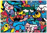 Puzzle 1000 Teile - Romero Britto - Britto Garden