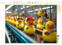 Puzzle &middot; Berufs-Badeenten auf der Produktionslinie | Quietscheenten im Berufs-Outfit