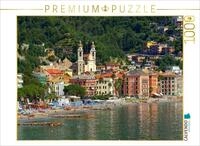 Puzzle &middot; Laigueglia | Riviera di Ponente &middot; 1000 Teile &middot; Lege-Gr&ouml;&szlig;e 64 &times; 48 cm
