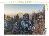 Puzzle &middot; Basteibr&uuml;cke im Winter, S&auml;chsische Schweiz | S&auml;chsische Schweiz &middot; 1000