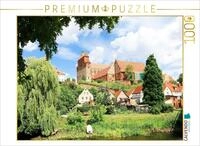 Puzzle &middot; Havelberg, Blick &uuml;ber die Havel zum Dom St. Marien | Eine mittelalterlich
