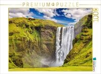 Puzzle &middot; Sk&oacute;gafoss | 1000 Teile &middot; Lege-Gr&ouml;&szlig;e 64 &times; 48 cm &middot; CALVENDO Puzzle