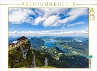 Puzzle &middot; Schutzhaus zur Himmelspforte mit Blick auf den Mondsee | Salzkammergut &middot;
