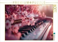 Puzzle &middot; Symphonie im Fr&uuml;hling - Klavier und Kirschbl&uuml;ten | 1000 Teile &middot;