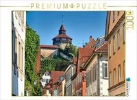 Puzzle &middot; Der dicke Turm der Esslingen Burg | 1000 Teile &middot; Lege-Gr&ouml;&szlig;e 64 &times; 48 cm