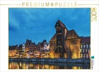 Puzzle &middot; Krantor Danzig bei Nacht | Danzig &middot; 1000 Teile &middot; Lege-Gr&ouml;&szlig;e 64 &times; 48 cm