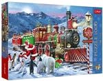 Trefl - Puzzle 1000 Teile, Tea Time: Weihnachtszug, Premium Plus | F&uuml;r Kinder und