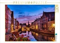 Puzzle &middot; EIN Motiv aus dem Kalender Br&uuml;gge und Gent im Zwielicht | 1000 Teile &middot;