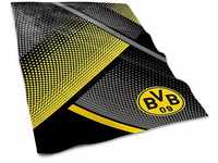 Borussia Dortmund BVB BORUSSIA DORTMUND FLEECEDECKE MIT PUNKTEN