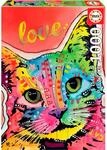 Educa - Puzzle 1000 Teile f&uuml;r Erwachsene | Tilt Cat Love, 1000 Teile Puzzle f&uuml;r