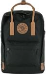 Fj&auml;llr&auml;ven K&aring;nken No. 2 18L 15" Laptop Rucksack, Black/Black