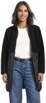 Street One Damen 2005728 Mantel mit Strukturmix und Stehkragen (1er Pack)