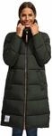 MARIKOO Damen Winterjacke (S-3XL) - Steppjacke, lang geschnitten, gef&uuml;tterte...