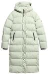 Superdry Damen Langer Steppmantel aus Mikrofaser