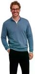 FALKE Herren Basic New Merino Halfzip Pullover weich elegant | klassisch f&uuml;r