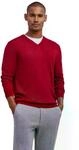 FALKE Herren Basic New Merino V-Neck Pullover elegant klassisch f&uuml;r Business...
