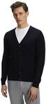FALKE Herren Basic New Merino Cardigan Strickjacke weich elegant klassisch f&uuml;r