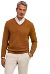 FALKE Herren Basic Lambswool V-Neck Pullover elegant klassisch