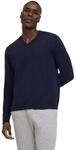 FALKE Herren Basic Lambswool V-Neck Pullover elegant klassisch