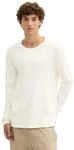 Tom Tailor Denim Herren 1042517 Basic Pullover mit Rundhalsausschnitt & Struktur