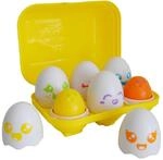 Toomies Versteck- und Quietsch Eier - Babyspielzeug ab 6 Monate | Montessori