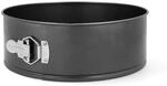 Quid Sweet Grey Springform aus lackiertem Stahl, 28 x 10 cm, Schwarz