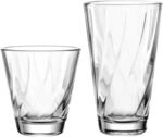 LEONARDO HOME Twist Gl&auml;serset, 12er Set, sp&uuml;lmaschinenfeste Saft-Gl&auml;ser,