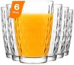 NORDIC SCHILLER Wassergl&auml;ser Modern 6er Set, 415ml 100% BLEI FREI Trinkglas,
