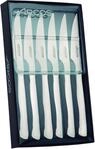 ARCOS Table Steakmesser Set 6-teilig Edelstahl Monoblock | 6 Messer, einteilig aus