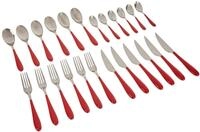 Bugatti Besteck-Set Gioia, 24-teilig, Rot