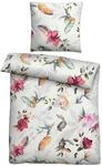 biberna Premium Tencel Bettw&auml;sche Garnitur 155x220 cm natur | 100% Lyocell 
