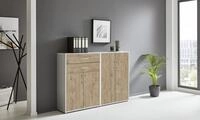 Highboard TABOR 12 Aktenschrank B&uuml;roschrank 4 T&uuml;ren & 2 Schubk&auml;sten | Ideal...