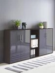 Aktenschrank in Anthrazit Anthrazit Hochglanz lackiert Office Edition...