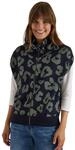 Cecil Damen Doubleface Weste mit Kragen und Zipper
