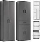 mokebo Mehrzweckschrank 2er-Set Die Allzweckwaffe Made in Germany Anthrazit | mokebo