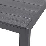 INDA-Exclusiv Sch&ouml;ner Aluminium Gartentisch anthrazit Esstisch Gartenm&ouml;bel...
